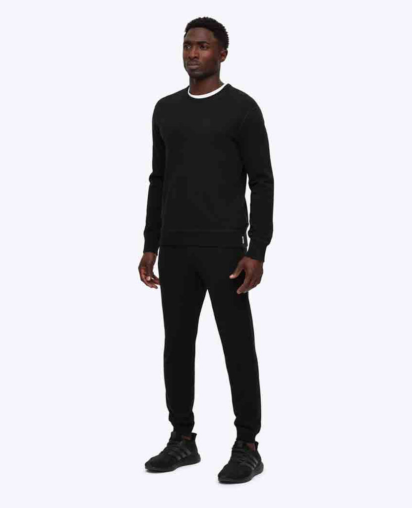 Slim Sweatpant Midweight Terry Black data-zoom-image=