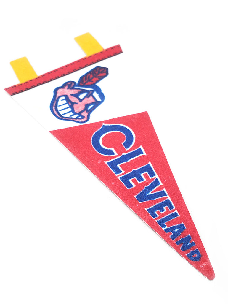 Cleveland Guardians  Vintage MLB Mini Pennant 9"x4” Felt Banner Flag data-zoom-image=