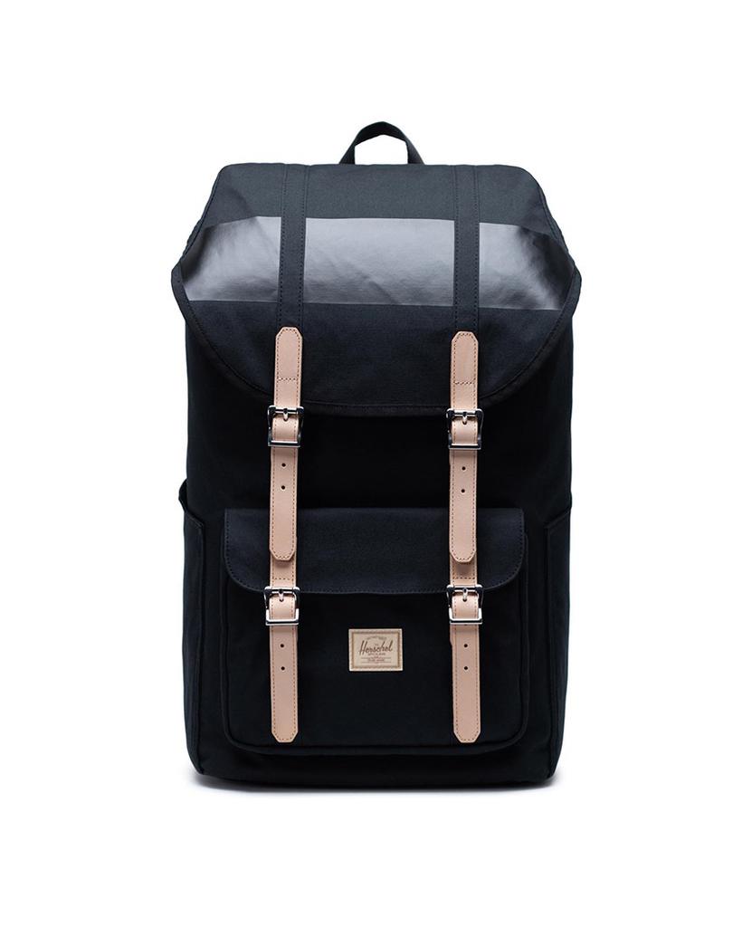 Little America Backpack Premium Cotton Black data-zoom-image=