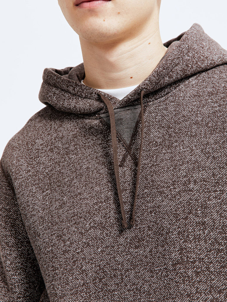 Tiger Fleece Classic Hoodie Sable-White data-zoom-image=