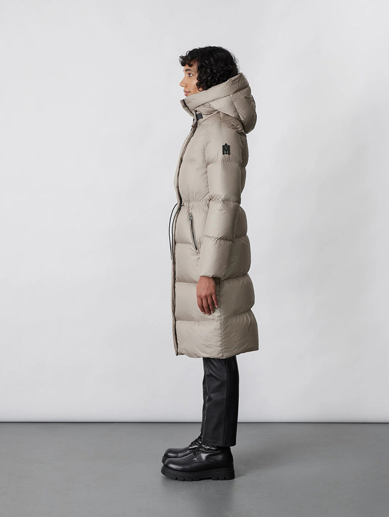 ISHANI Foil Shield Long Down with Hood Champagne data-zoom-image=
