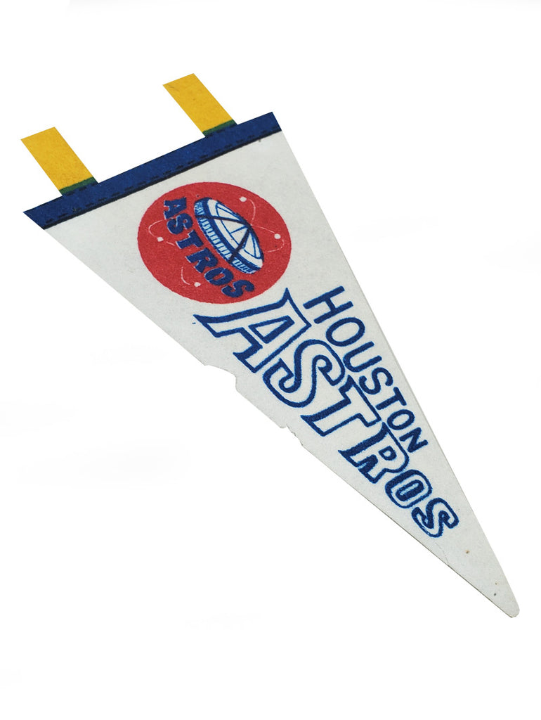 Houston Astros Vintage MLB Mini Pennant 9"x4” Felt Banner Flag data-zoom-image=