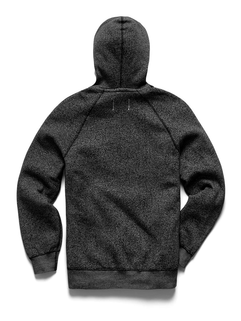 Tiger Fleece Classic Hoodie Black-White data-zoom-image=