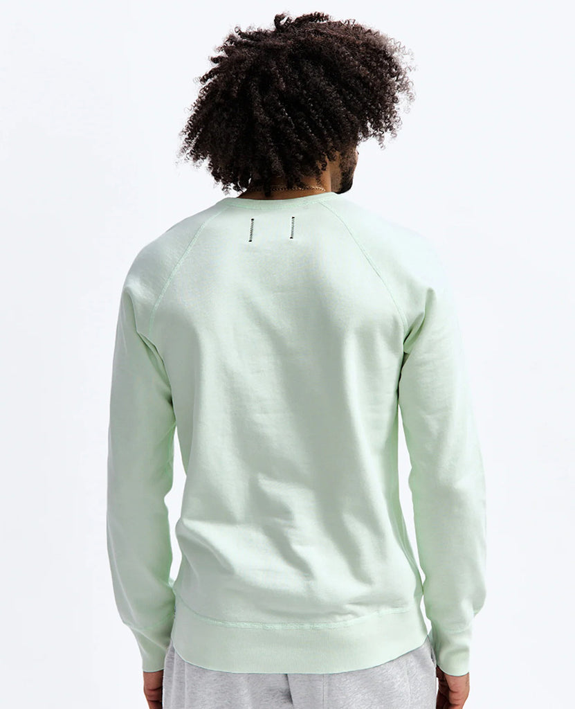 Lightweight Terry Crewneck Aloe data-zoom-image=