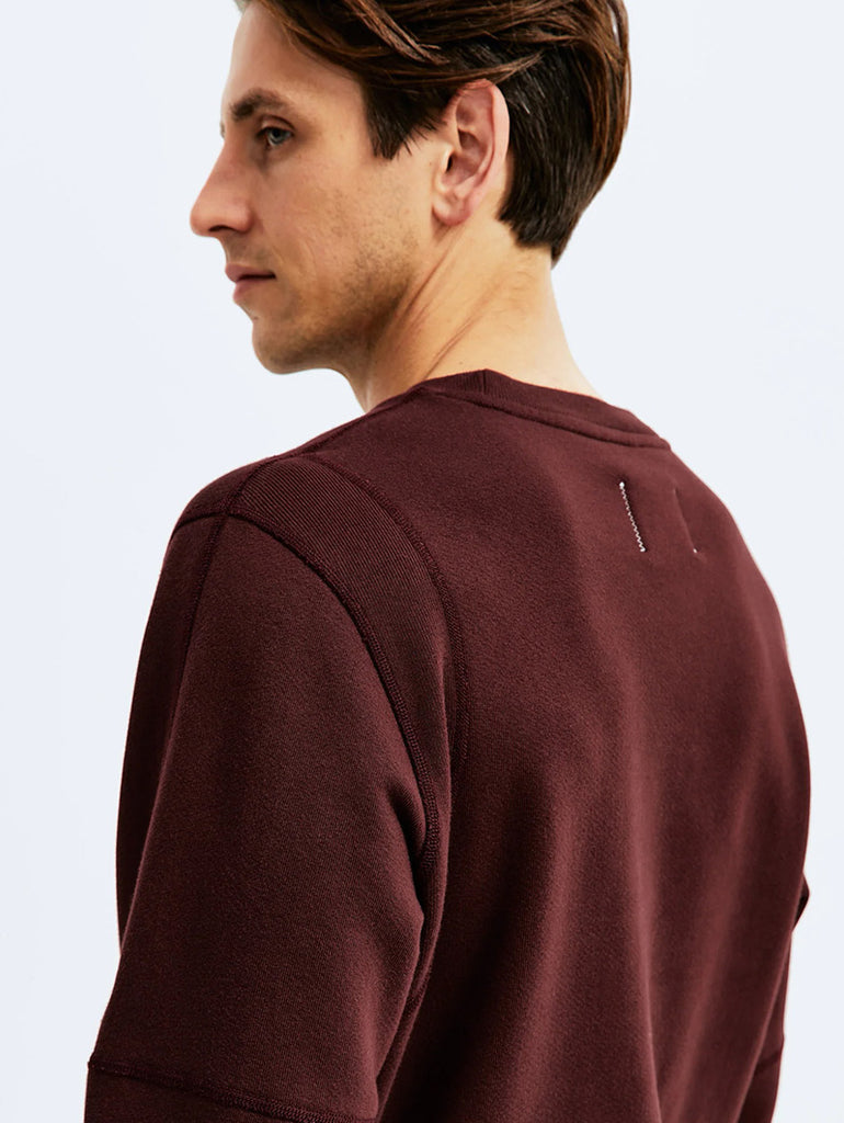 Midweight Fleece Crewneck Crimson data-zoom-image=