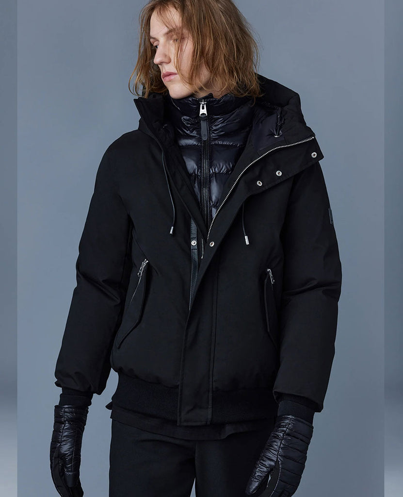 Dixon 2-in-1 Nordic Tech Down Bomber  BIB Black data-zoom-image=