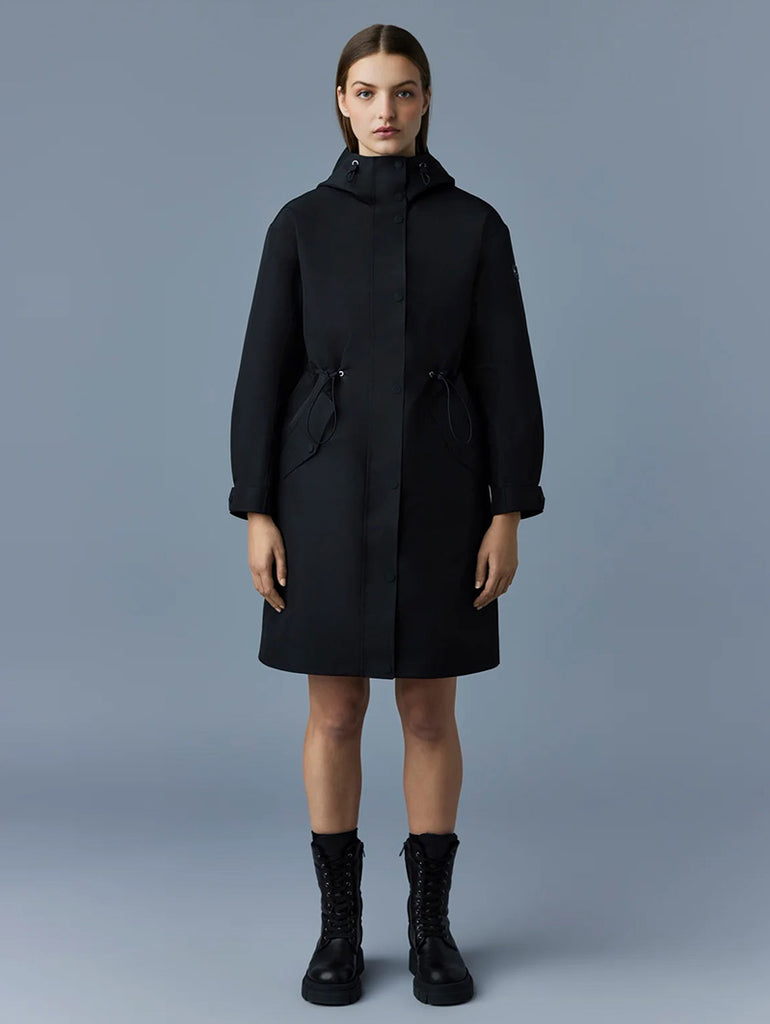 BREER Long 2-in-1 Rain Parka with Removable Liner Black data-zoom-image=