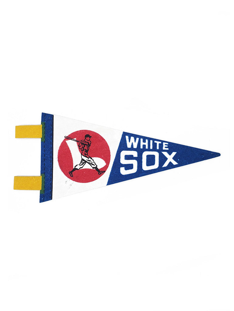 Chicago White Sox Vintage MLB Mini Pennant 9"x4” Felt Banner Flag data-zoom-image=