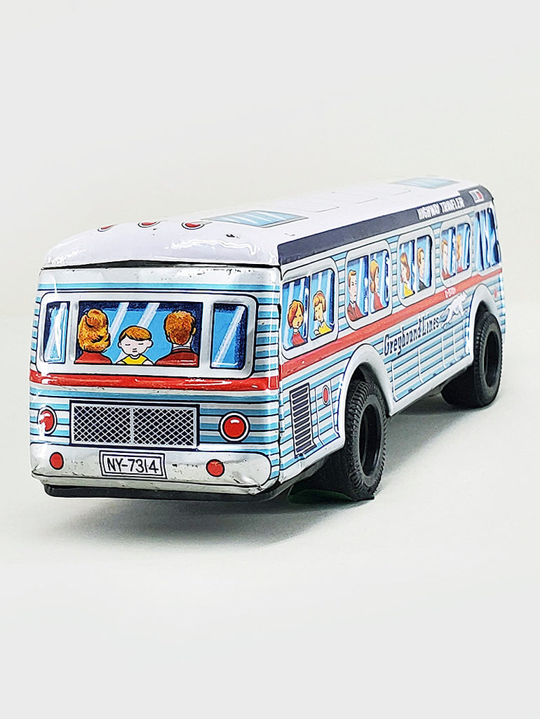 Daito Friction Powered Greyhound Bus 1960s data-zoom-image=
