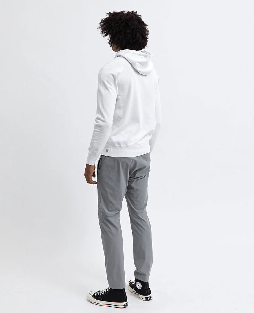 Lightweight Terry Pullover Hoodie White data-zoom-image=