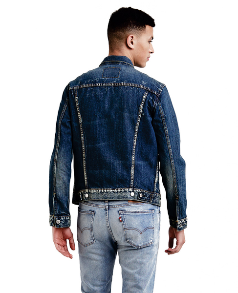 Levi's concrete indigo jacket cheap