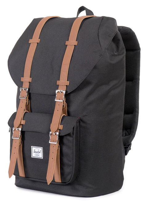 Herschel Lil America  Black Tan data-zoom-image=