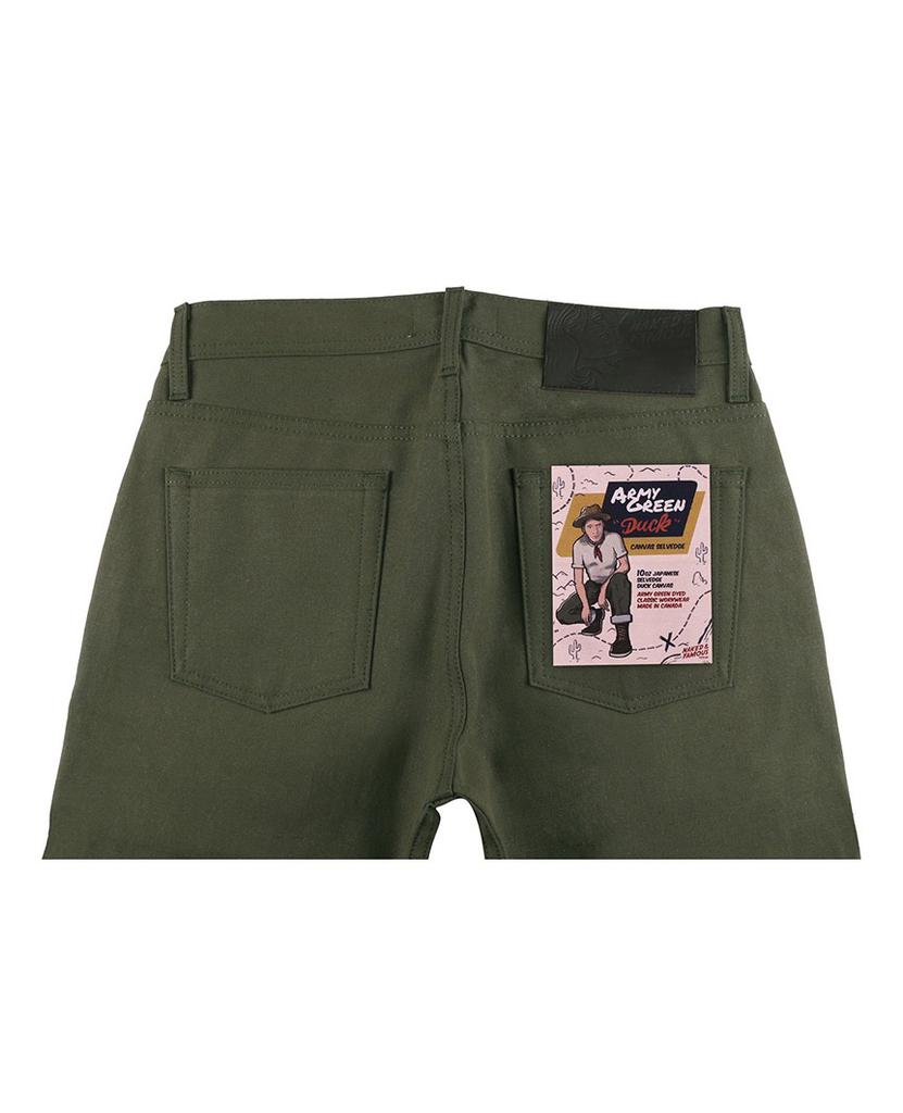 Army Green Duck Selvedge Super Guy data-zoom-image=