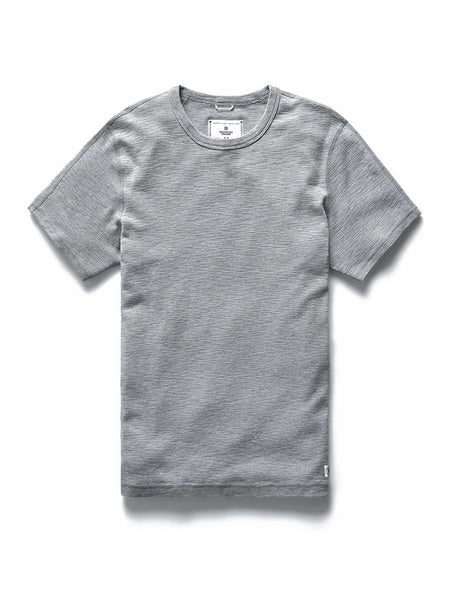 1X1 Slub T-Shirt Heather Grey