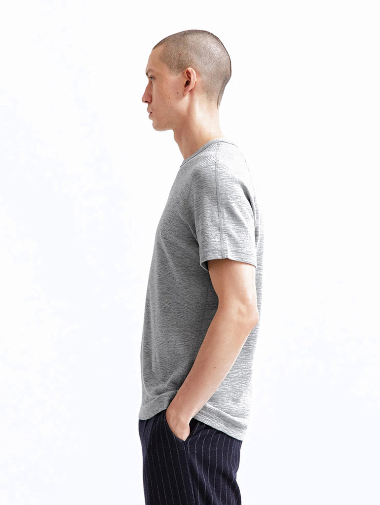1X1 Slub T-Shirt Heather Grey data-zoom-image=