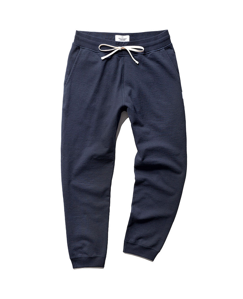 Slim Sweatpant Midweight Terry Navy data-zoom-image=