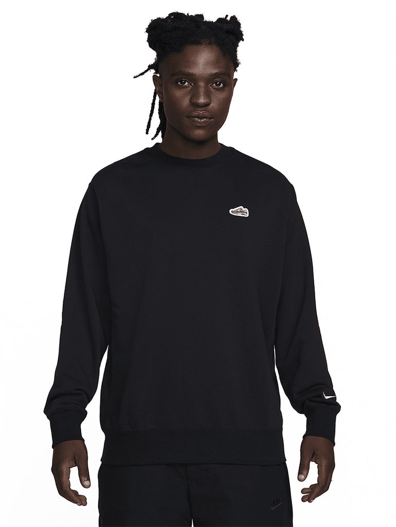 Sportswear French Terry Crewneck  Black data-zoom-image=