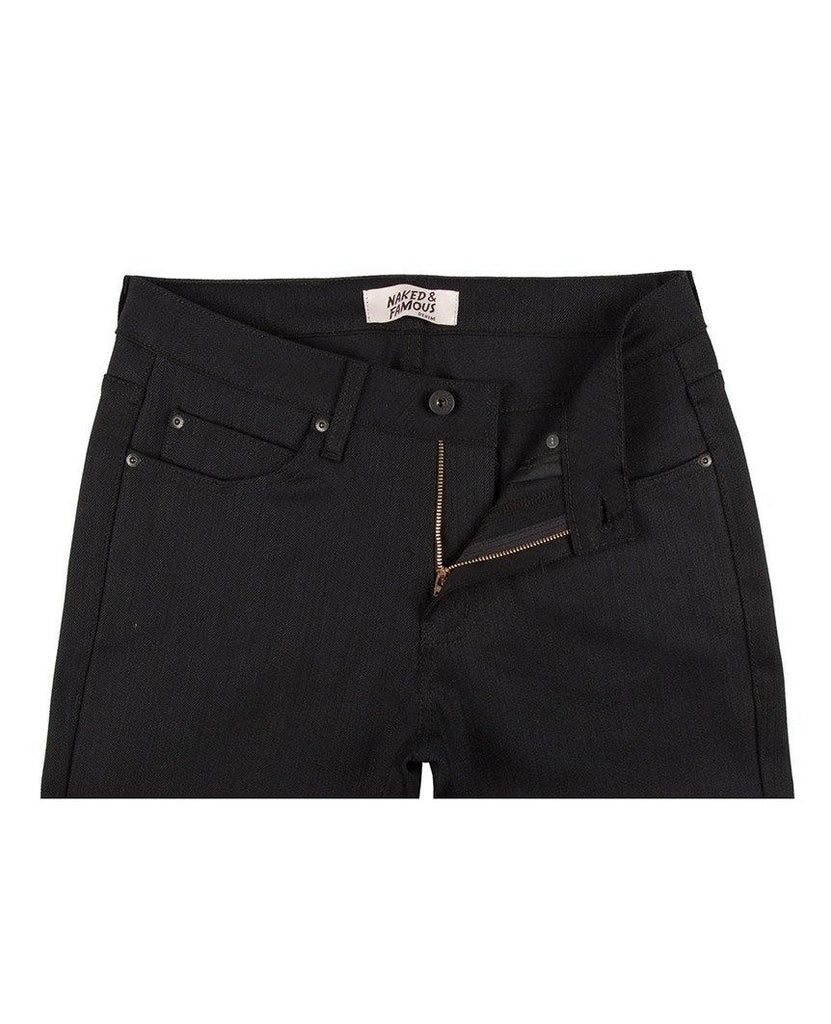 Black Power Stretch Selvedge Super Skinny Guy data-zoom-image=