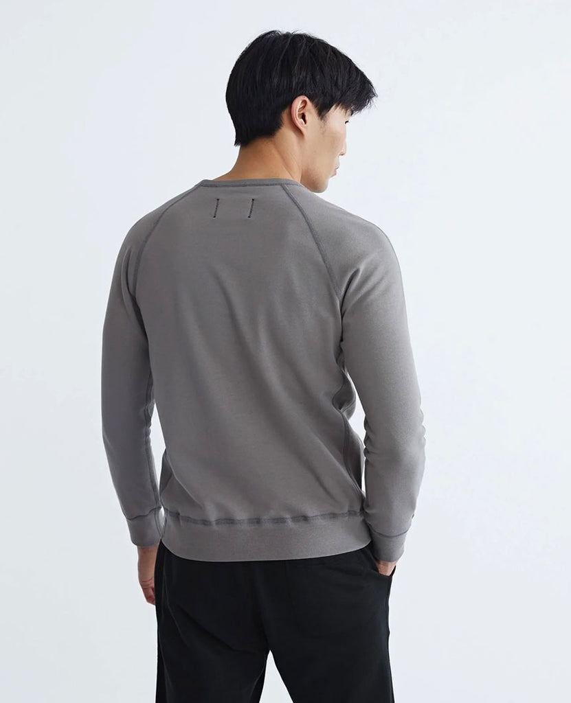 Lightweight Terry Crewneck Quarry data-zoom-image=