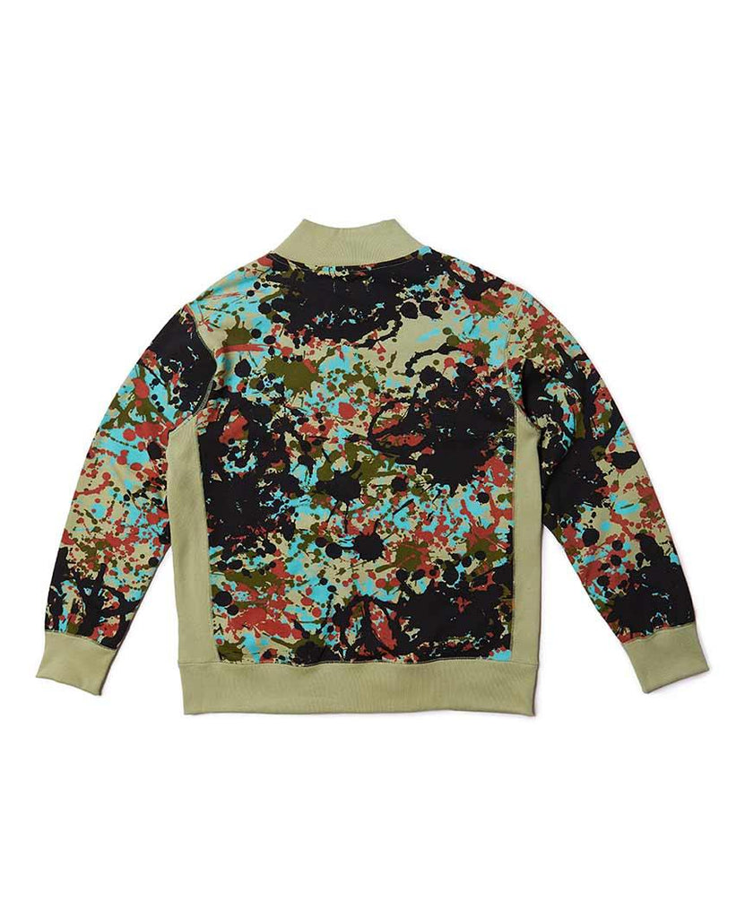 Speckle Peace Camo Bomber Zip-up data-zoom-image=