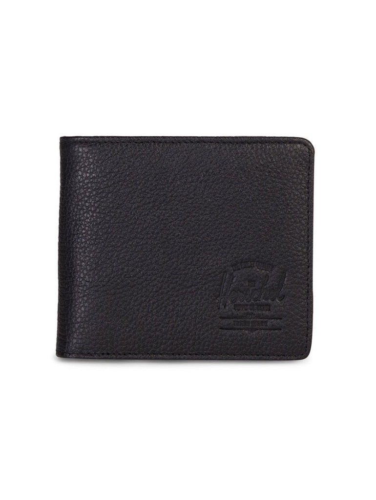 Hank Wallet Black Pebbled Leather data-zoom-image=