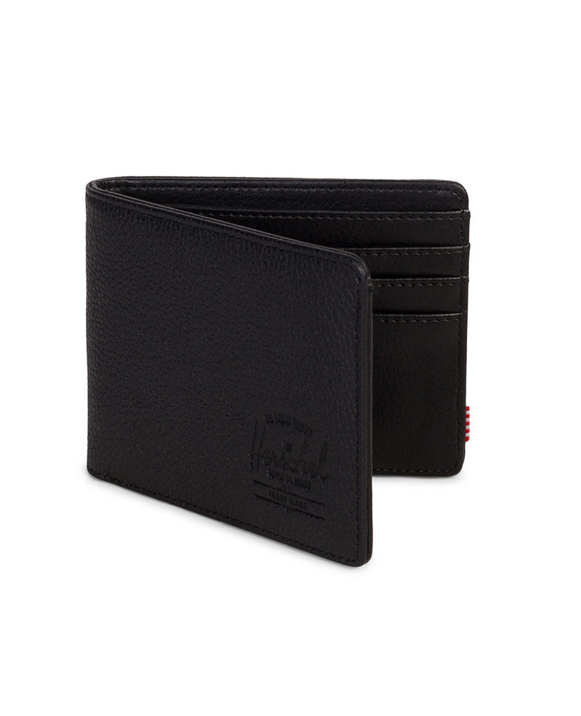 Hank Wallet Black Pebbled Leather data-zoom-image=