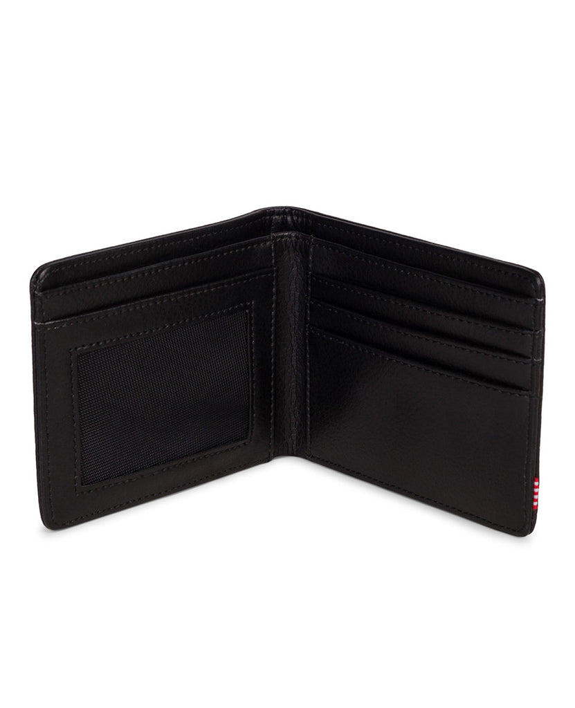 Hank Wallet Black Pebbled Leather data-zoom-image=