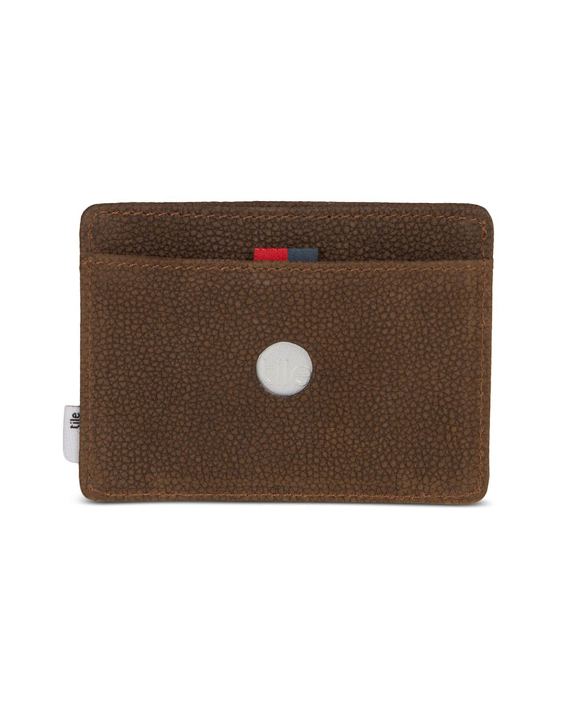 Charlie Wallet Tile Brown Pebbled Nubuck data-zoom-image=