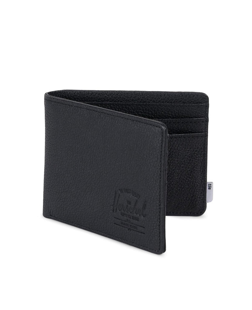 Roy Wallet Leather Tile Black Pebbled Leather data-zoom-image=