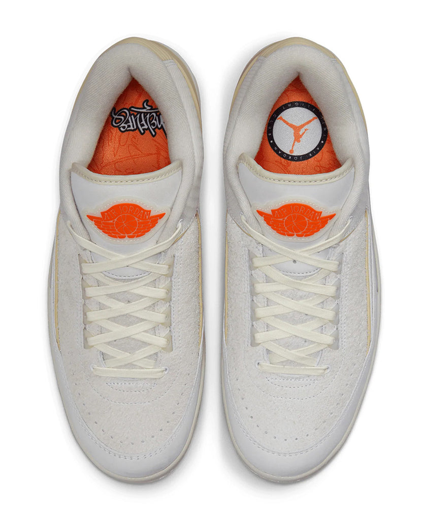 Shelflife x Air Jordan 2 Low “Team Only”  White Sail Light Bone data-zoom-image=