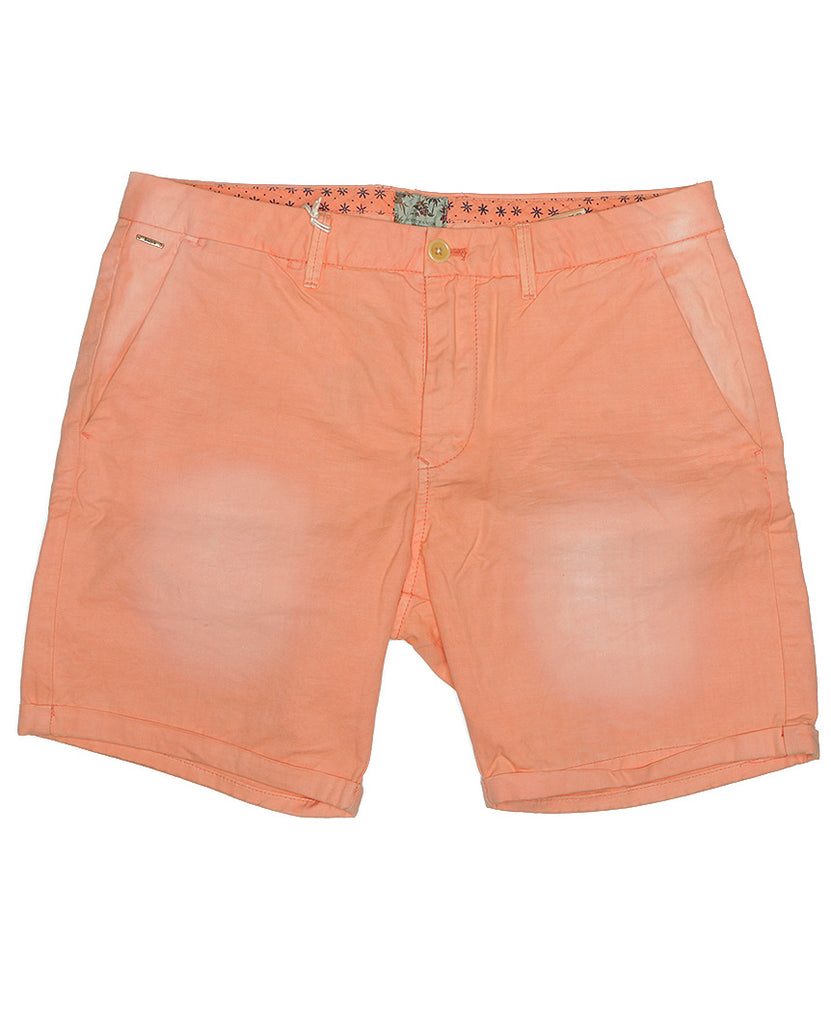 Garment Dyed Slub Shorts Coral data-zoom-image=
