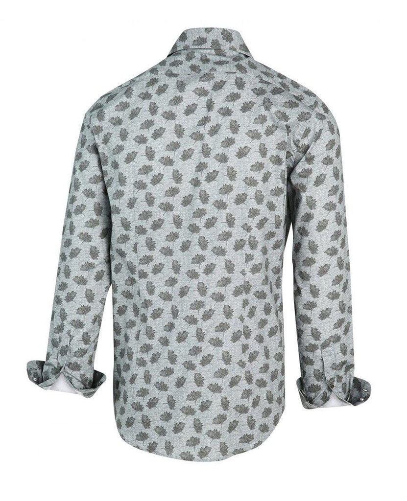Green Printed Shirt data-zoom-image=