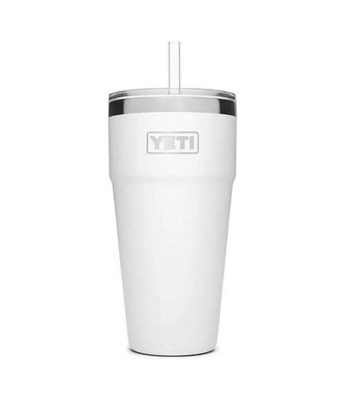 Rambler 769 ML Stackable Cup with Straw Lid White