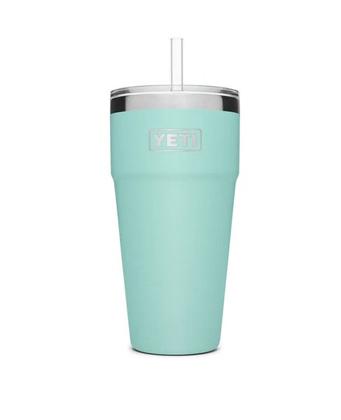 Rambler 769 ML Stackable Cup with Straw Lid Seafoam