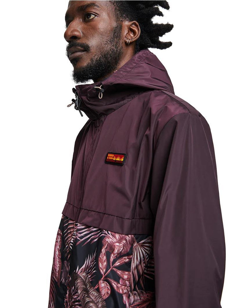 Double-Hood Jacket Maroon data-zoom-image=