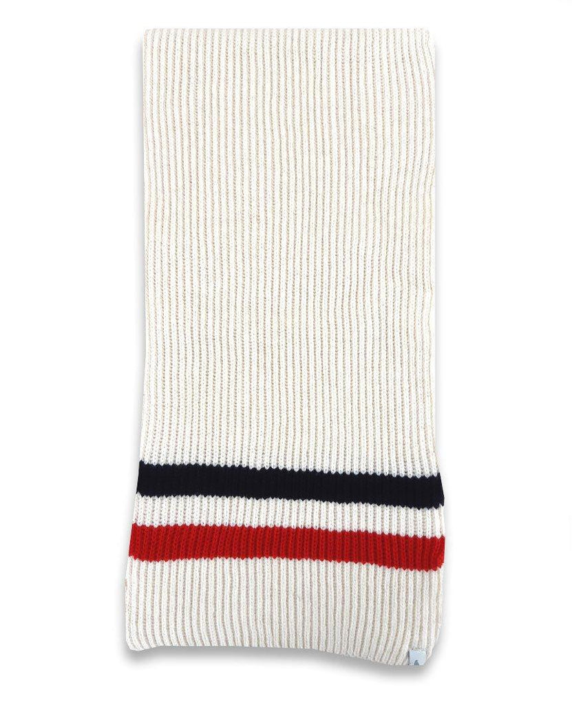 Alpine Porter Scarf Ecru - Bricks and Bonds data-zoom-image=