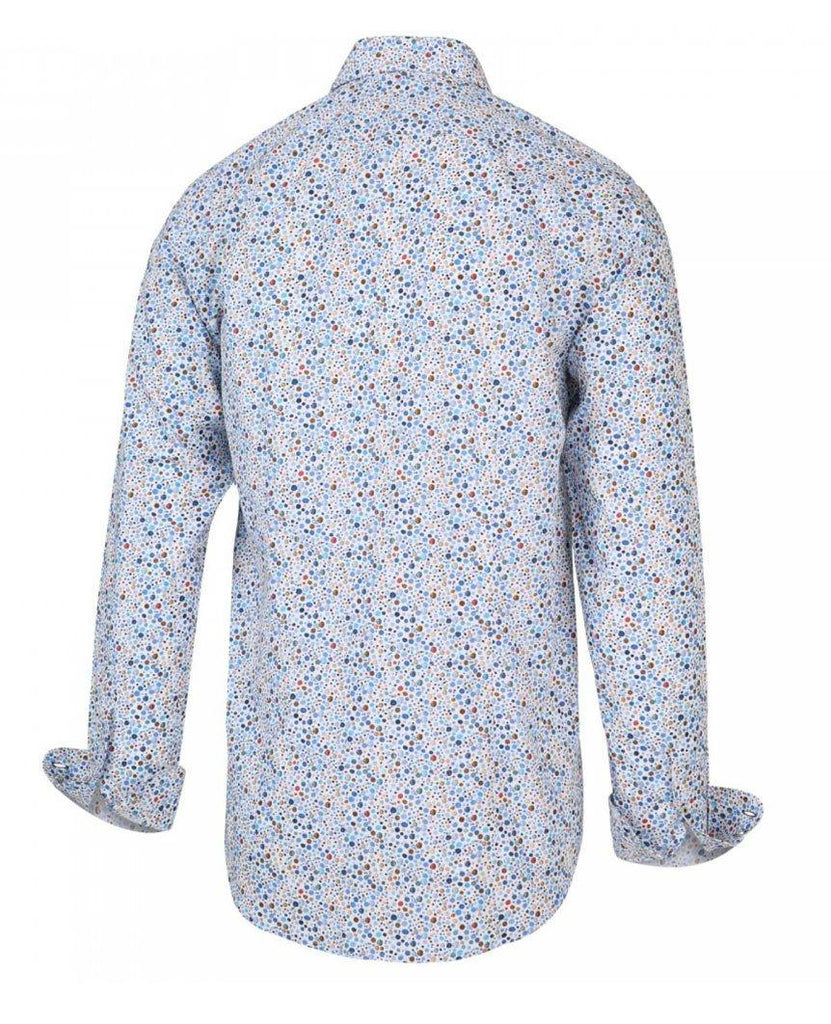 Blue Long Sleeve Buttondown Shirt data-zoom-image=