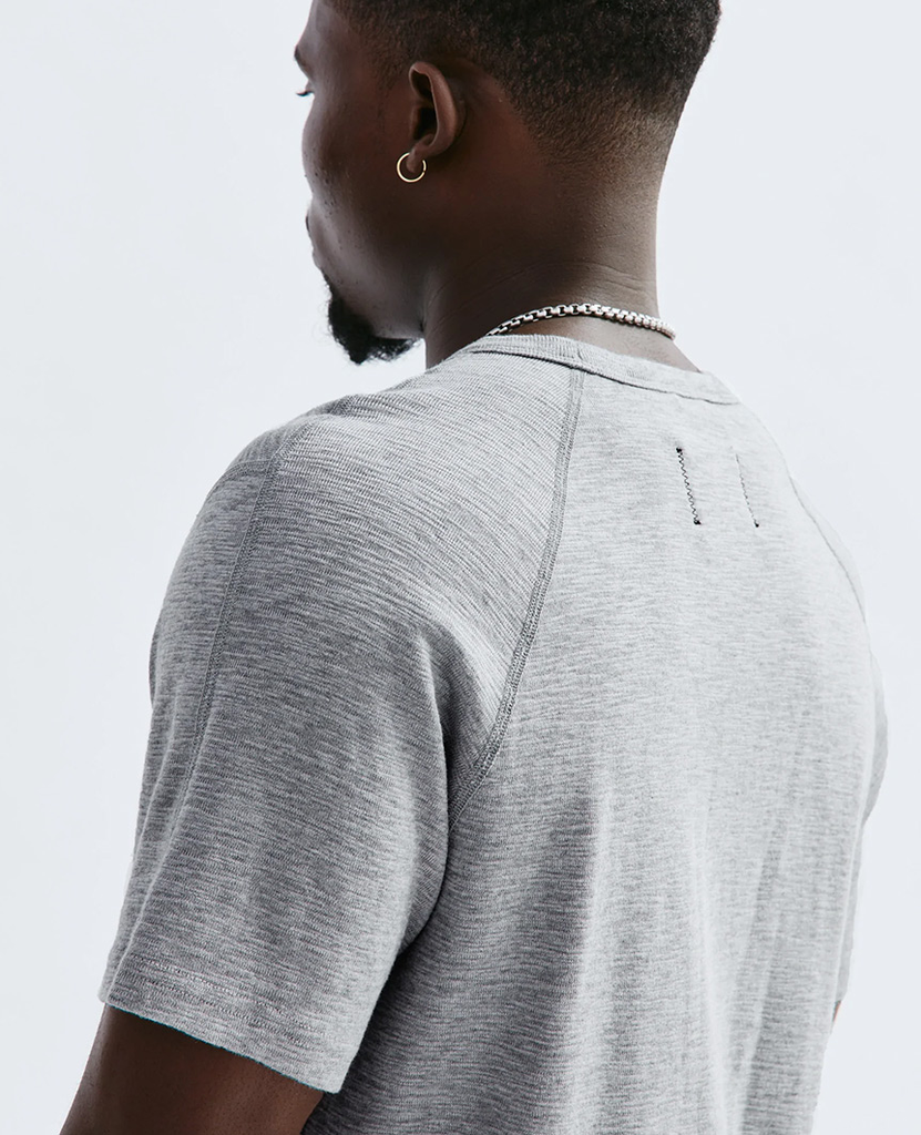 1X1 Slub T-Shirt Heather Grey data-zoom-image=
