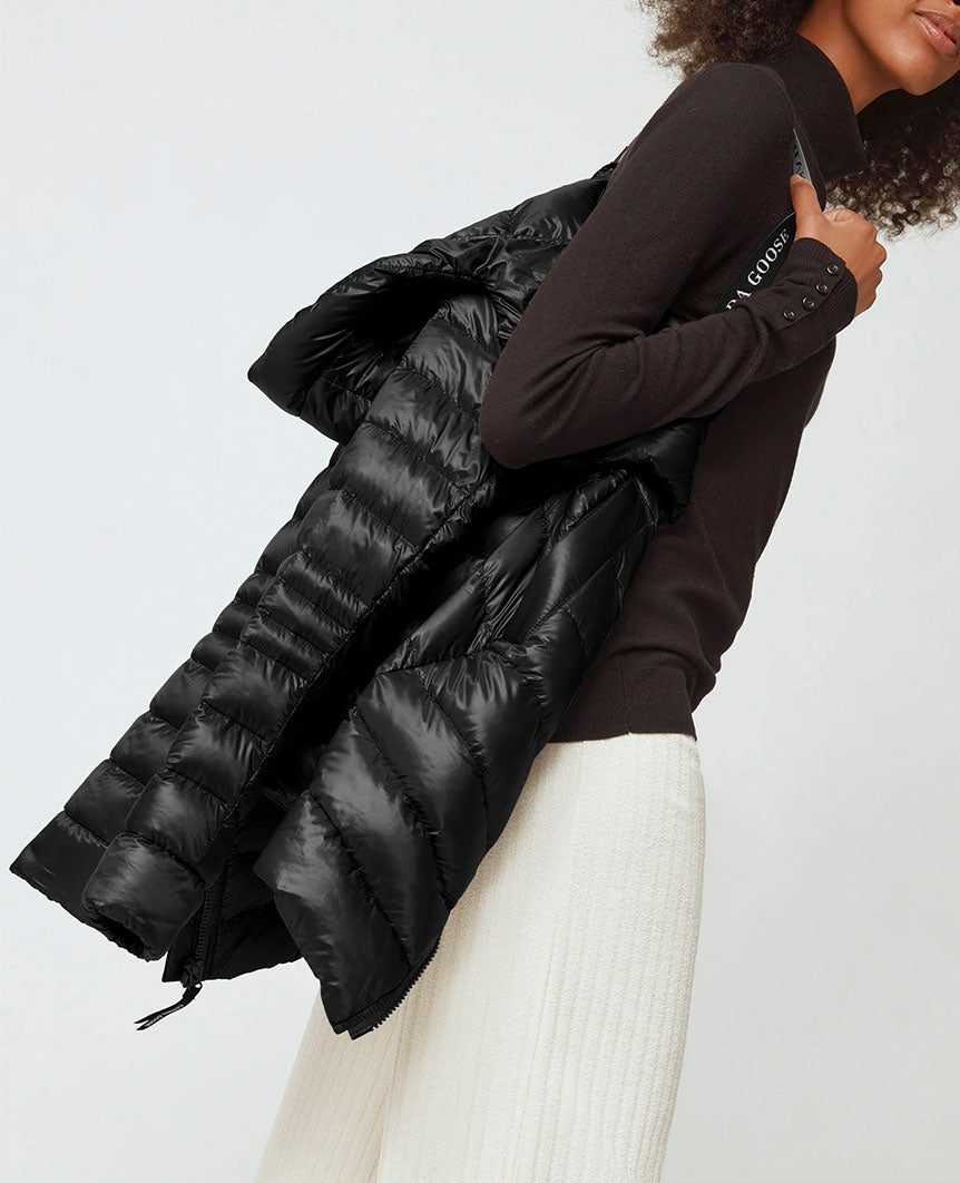 Cypress Hooded Down Jacket Black Label Womens