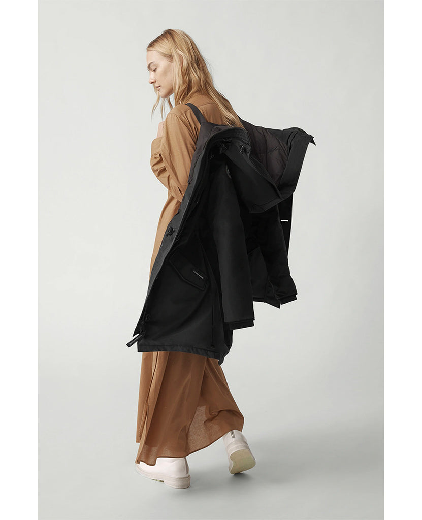 Rossclair Parka Heritage Black Womens data-zoom-image=
