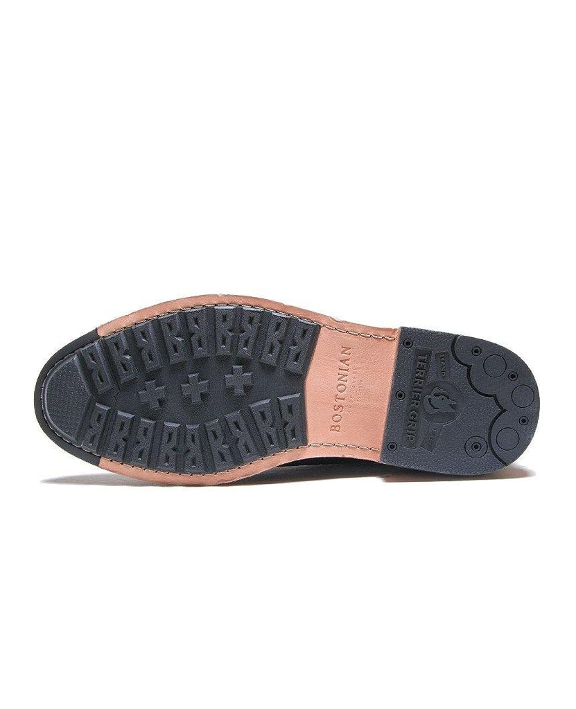 Bostonian Costigan Cap Black Leather data-zoom-image=