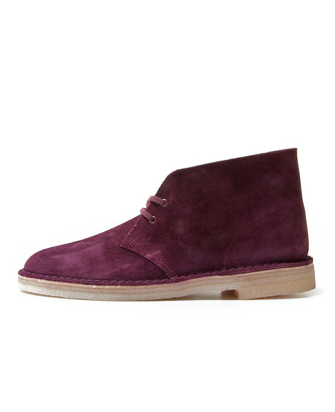 burgundy clarks