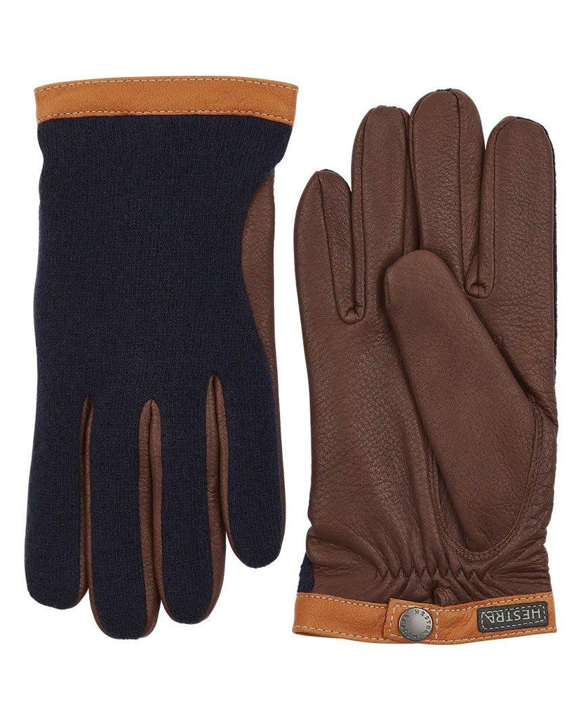 Deerskin Wool Tricot Navy Chocolate data-zoom-image=