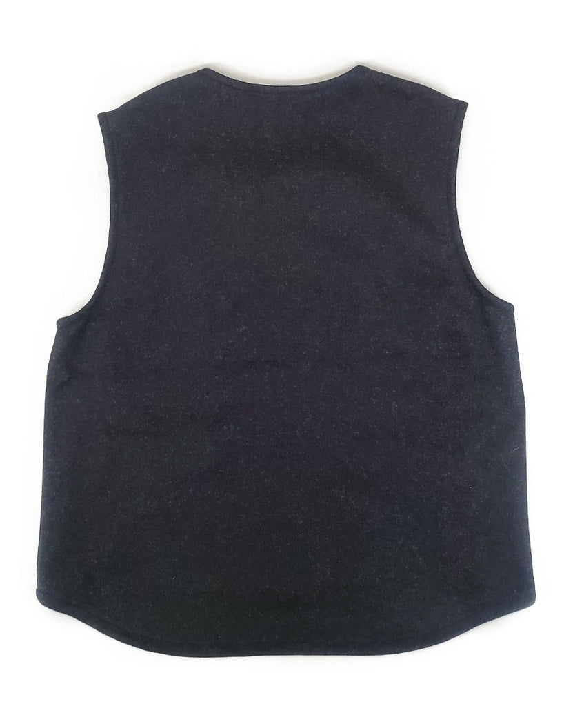 Charcoal Wool Field Vest data-zoom-image=
