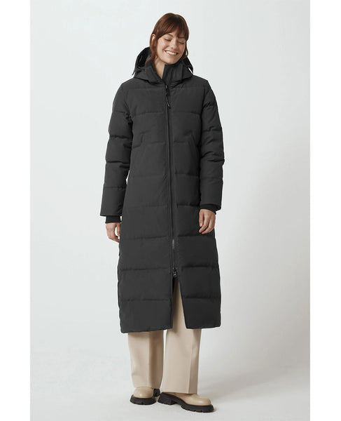 Shop Mystique Black Label Womens Parka Graphite Canada Goose