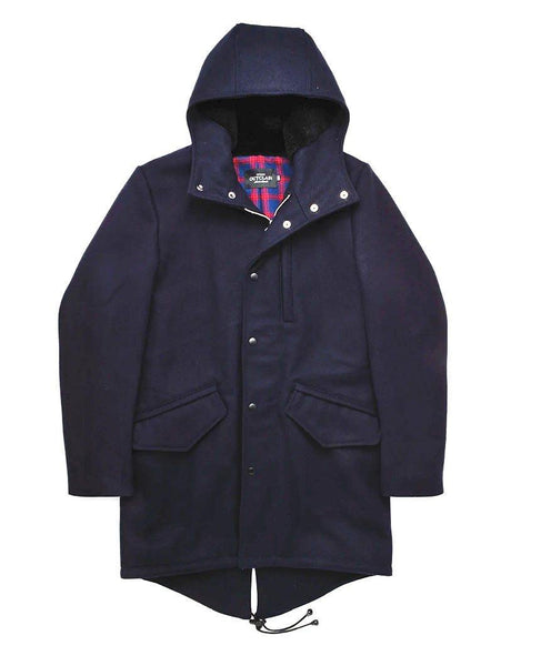 Navy on sale fishtail parka