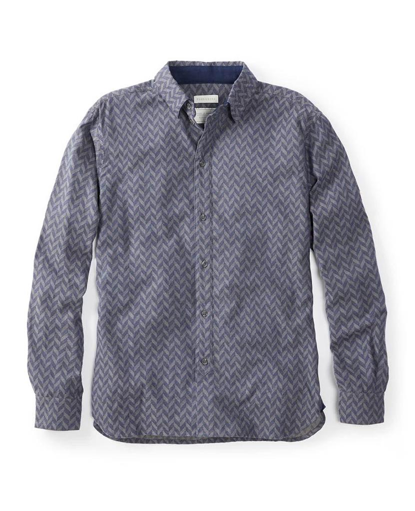 Herringbone Shirt Grey data-zoom-image=