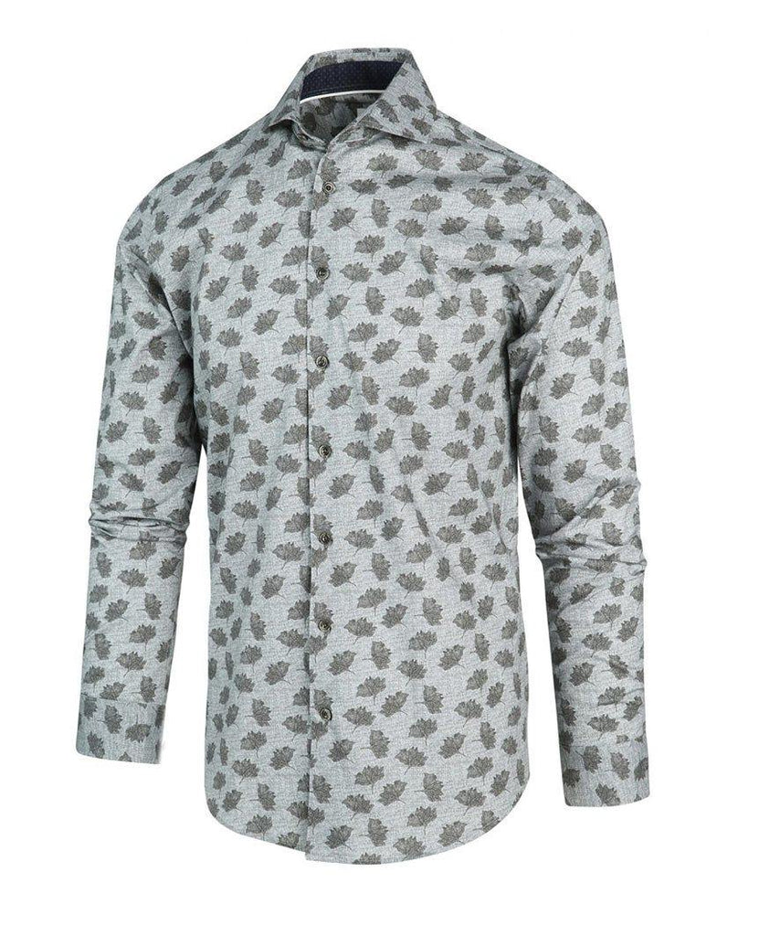 Green Printed Shirt data-zoom-image=