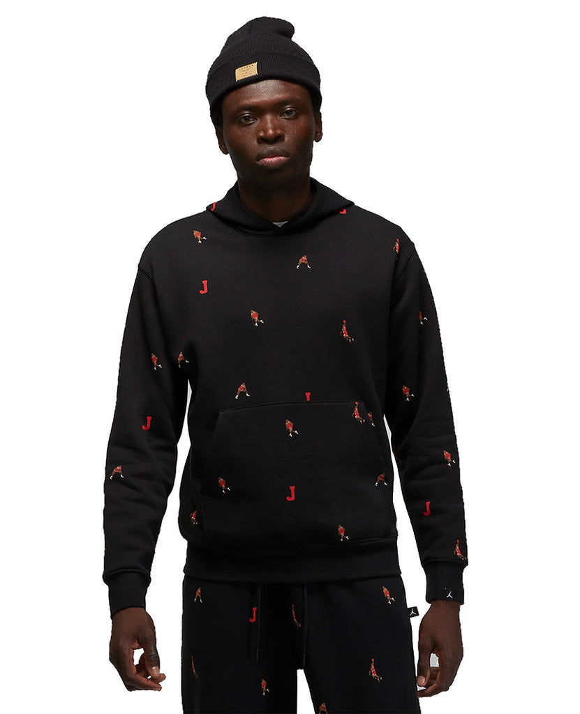 Holiday Jumpman Fleece Sweatshirt Jordan Essentials Black data-zoom-image=