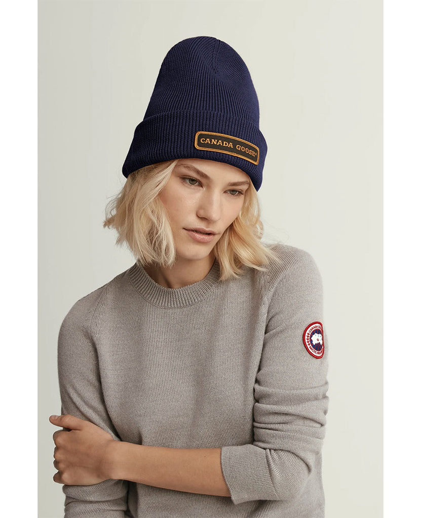 Emblem Rib Toque Navy Heather data-zoom-image=